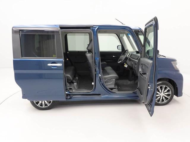 タントカスタムX トップエディションVS SAIII ナビ衝突軽減ブレーキ LEDヘッドライト アルミホイール 電動格納ドアミラー プッシュボタンスタート スマートキー 両側電動スライドドア オートエアコン 運転席シートヒーター 全周囲カメラ ドラレコ(愛知県)の中古車