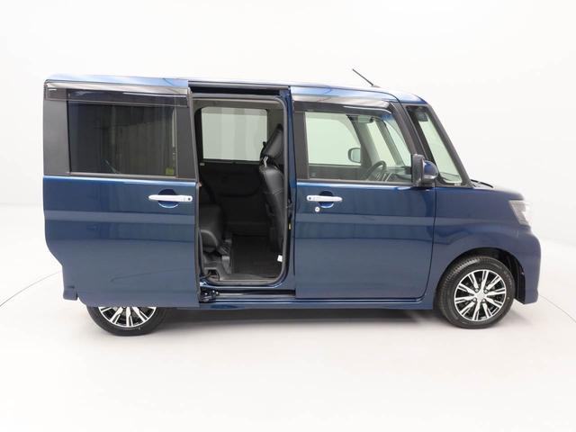 タントカスタムX トップエディションVS SAIII ナビ衝突軽減ブレーキ LEDヘッドライト アルミホイール 電動格納ドアミラー プッシュボタンスタート スマートキー 両側電動スライドドア オートエアコン 運転席シートヒーター 全周囲カメラ ドラレコ(愛知県)の中古車