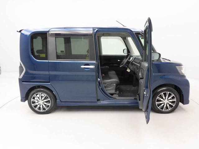タントカスタムX トップエディションVS SAIII ナビ衝突軽減ブレーキ LEDヘッドライト アルミホイール 電動格納ドアミラー プッシュボタンスタート スマートキー 両側電動スライドドア オートエアコン 運転席シートヒーター 全周囲カメラ ドラレコ(愛知県)の中古車