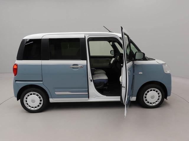 ムーヴキャンバスストライプスGターボターボ ワンオーナー 衝突回避支援ブレーキ 車線逸脱警報 バックカメラ 両側電動スライドドアキーフリープッシュスタート LEDヘッドランプ アイドリングストップ エアバック ABS CVT(愛知県)の中古車