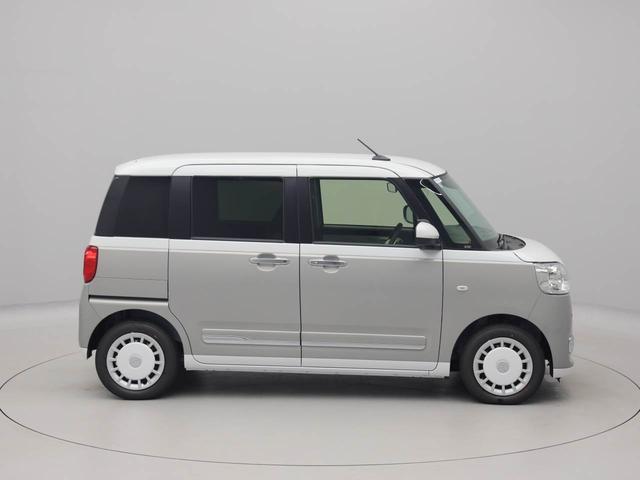 ムーヴキャンバスストライプスGターボ アダプティブクルーズコントロールターボ キーフリー LEDヘッドライト 両側電動スライドドア プッシュボタンスタート 障害物センサー 電動パーキングブレーキ 運転席・助手席シートヒーター バックカメラ オートエアコン(愛知県)の中古車