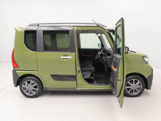 タントファンクロス 両側電動スライドドア バックカメラ衝突軽減ブレーキ アルミホイール LEDヘッドライト プッシュボタンスタート アイドリングストップ スマートキー 電動格納ドアミラー 電動パーキングブレーキ 運転席・助手席シートヒーター(愛知県)の中古車