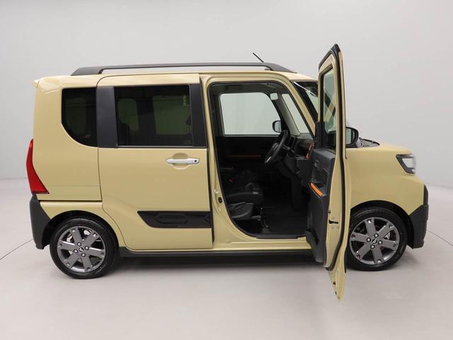 タントファンクロスターボワンオーナー ターボ 衝突回避支援ブレーキ 車線逸脱警報 バックカメラ 両側電動スライドドア キーフリー プッシュスタート LEDヘッドランプ アルミホイール アイドリングストップ エアバック ABS(愛知県)の中古車