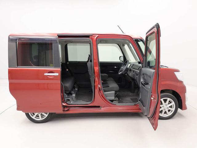 タントカスタムＸ　ナビ　ＥＴＣ　バックカメラ　スマートキーアルミホイール　電動格納ドアミラー　プッシュボタンスタート　　パワーウィンドウ　ＡＢＳ　エアバック　オートエアコン　盗難防止システム　片側電動スライドドア　バニティミラー付きサンバイザー（愛知県）の中古車