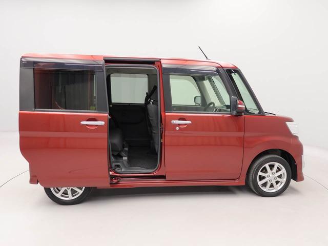 タントカスタムＸ　ナビ　ＥＴＣ　バックカメラ　スマートキーアルミホイール　電動格納ドアミラー　プッシュボタンスタート　　パワーウィンドウ　ＡＢＳ　エアバック　オートエアコン　盗難防止システム　片側電動スライドドア　バニティミラー付きサンバイザー（愛知県）の中古車