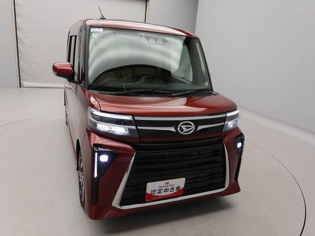 タントカスタムＸ　両側電動スライドドア　ＬＥＤヘッドライト衝突軽減ブレーキ　プッシュボタンスタート　アイドリングストップ　スマートキー　障害物センサー　アルミホイール　電動格納ドアミラー　電動パーキングブレーキ　オートエアコン　運転席・助手席シートヒーター（愛知県）の中古車