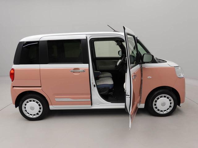 ムーヴキャンバスストライプスＧワンオーナー　衝突回避支援ブレーキ　車線逸脱警報　バックカメラ　両側電動スライドドア　キーフリー　プッシュスタート　ＬＥＤヘッドランプ　アイドリングストップ　エアバック　ＡＢＳ　ＣＶＴ　イモビライザー（愛知県）の中古車