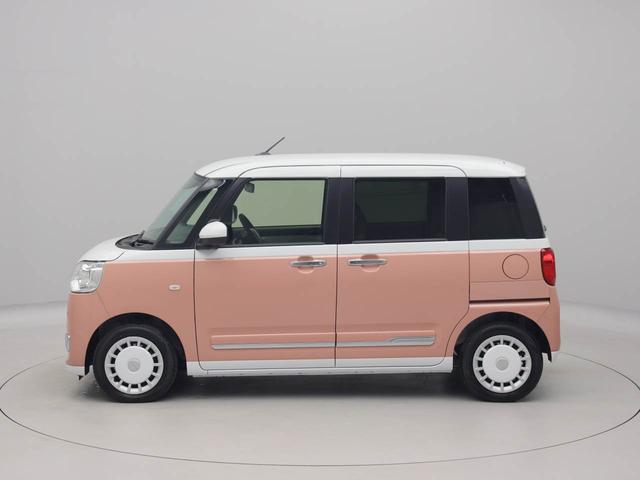 ムーヴキャンバスストライプスＧワンオーナー　衝突回避支援ブレーキ　車線逸脱警報　バックカメラ　両側電動スライドドア　キーフリー　プッシュスタート　ＬＥＤヘッドランプ　アイドリングストップ　エアバック　ＡＢＳ　ＣＶＴ　イモビライザー（愛知県）の中古車