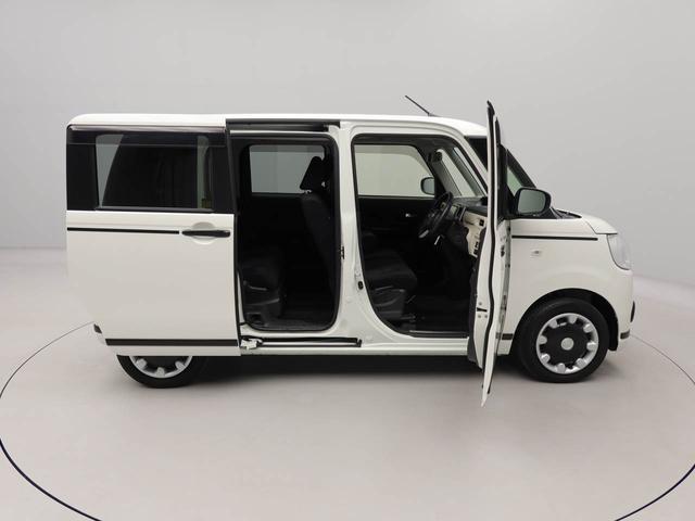 ムーヴキャンバスGブラックアクセントVS SAIII ナビ 全周囲カメラ衝突軽減ブレーキ LEDヘッドライト スマートキー プッシュボタンスタート 両側電動スライドドア 電動格納ドアミラー パワーウィンドウ オートエアコン 運転席シートヒーター 盗難防止システム(愛知県)の中古車