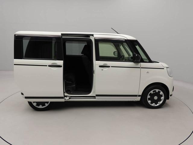 ムーヴキャンバスGブラックアクセントVS SAIII ナビ 全周囲カメラ衝突軽減ブレーキ LEDヘッドライト スマートキー プッシュボタンスタート 両側電動スライドドア 電動格納ドアミラー パワーウィンドウ オートエアコン 運転席シートヒーター 盗難防止システム(愛知県)の中古車