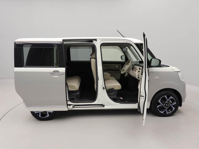 ムーヴキャンバスGメイクアップVS SAIII ナビ 全周囲カメラ衝突軽減ブレーキ LEDヘッドライト アルミホイール 電動格納ドアミラー プッシュボタンスタート アイドリングストップ スマートキー 運転席シートヒーター オートエアコン 両側電動スライドドア(愛知県)の中古車