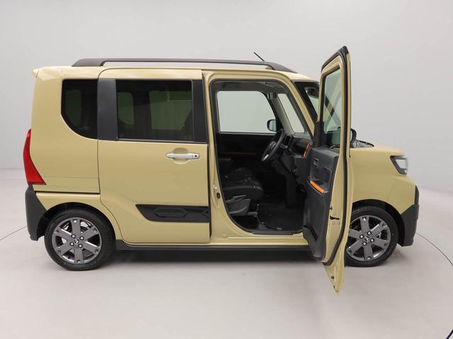タントファンクロスターボ両側電動スライドドア　プッシュボタンスタート　衝突被害軽減ブレーキ　ルーフレール　バックカメラ　シートヒーター　ＬＥＤヘッドライト（愛知県）の中古車