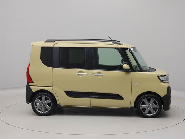 タントファンクロスターボ　ＬＥＤヘッドライト　バックカメラ衝突被害軽減ブレーキ　両側電動スライドドア　ターボ　ルーフレール　プッシュボタンスタート　キーフリー　オートエアコン　コーナーセンサー　運転席・助手席シートヒーター　電動パーキングブレーキ（愛知県）の中古車