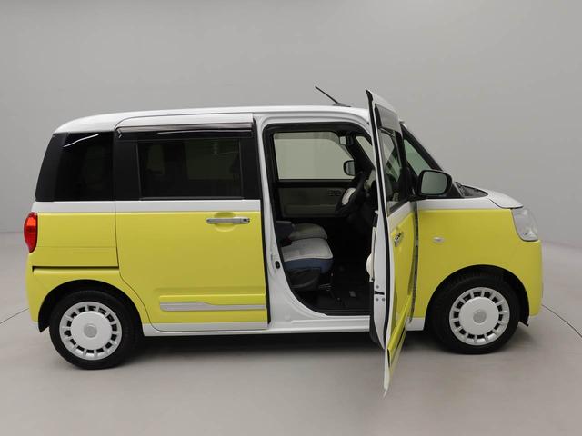 ムーヴキャンバスストライプスＧターボエアコン　パワステ　パワーウィンドウ　ＡＢＳ　エアバック　キーレスエントリー（愛知県）の中古車