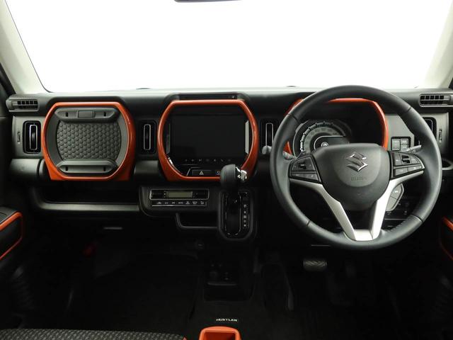 ハスラーハイブリッドXターボ ナビ 全周囲カメラ ETC衝突軽減ブレーキ アダプティブクルーズコントロール LEDヘッドライト アルミホイール パドルシフト プッシュボタンスタート スマートキー 運転席・助手席シートヒーター 盗難防止システム(愛知県)の中古車