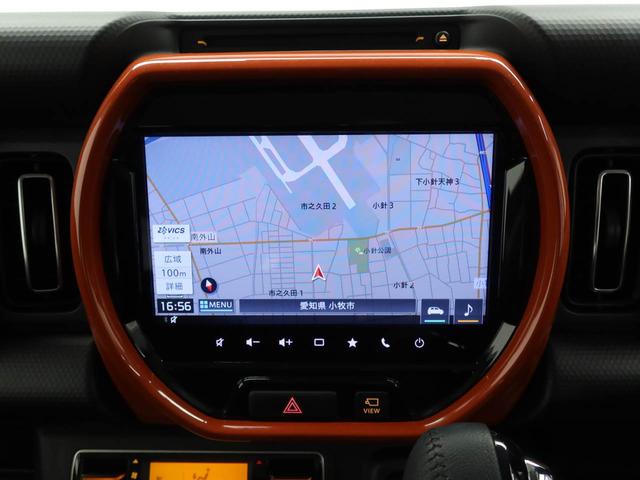 ハスラーハイブリッドXターボ ナビ 全周囲カメラ ETC衝突軽減ブレーキ アダプティブクルーズコントロール LEDヘッドライト アルミホイール パドルシフト プッシュボタンスタート スマートキー 運転席・助手席シートヒーター 盗難防止システム(愛知県)の中古車