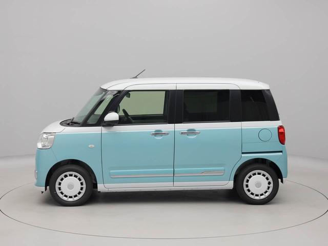 ムーヴキャンバスストライプスＧワンオーナー　衝突回避支援ブレーキ　車線逸脱警報　バックカメラ　両側電動スライドドア　キーフリー　プッシュスタート　ＬＥＤヘッドランプ　アイドリングストップ　エアバック　ＡＢＳ　ＣＶＴ　イモビライザー（愛知県）の中古車