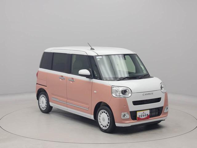 ムーヴキャンバスストライプスＧ衝突被害軽減ブレーキ　両側電動スライドドア　電動パーキングブレーキ　コーナーセンサー　バックカメラ（愛知県）の中古車