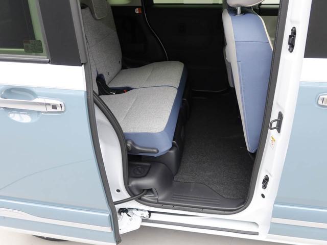 ムーヴキャンバスストライプスＧ衝突被害軽減ブレーキ　両側電動スライドドア　コーナーセンサー　ＬＥＤヘッドライト　保温機能付きドリンクホルダー　プッシュボタンスタート　電動格納ドアミラー　電動パーキングブレーキ　障害物センサー（愛知県）の中古車