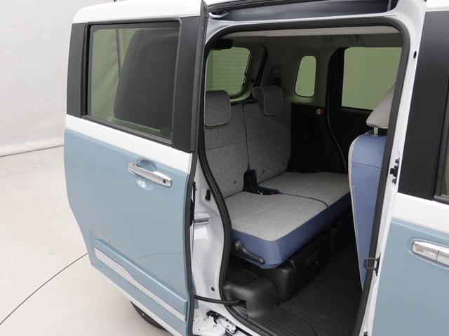 ムーヴキャンバスストライプスＧ衝突被害軽減ブレーキ　両側電動スライドドア　コーナーセンサー　ＬＥＤヘッドライト　保温機能付きドリンクホルダー　プッシュボタンスタート　電動格納ドアミラー　電動パーキングブレーキ　障害物センサー（愛知県）の中古車