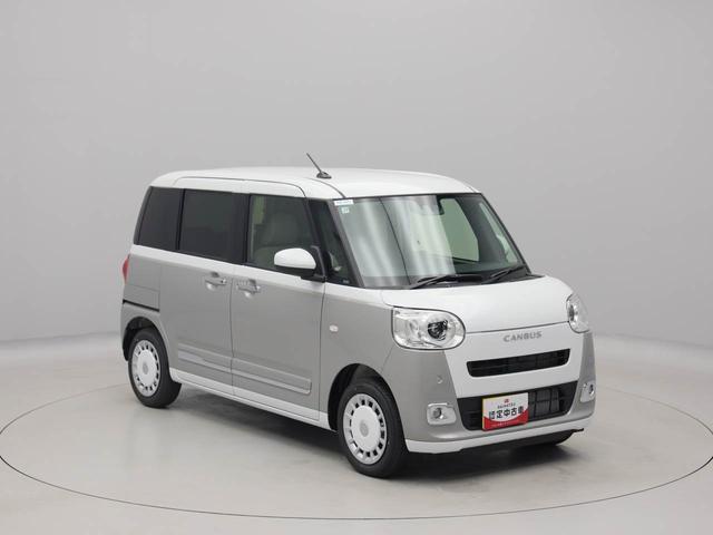 ムーヴキャンバスストライプスＧ　両側電動スライドドア　ＬＥＤヘッドバックカメラ　キーフリー　イモビライザー　アイドリングストップ　両側電動スライドドア　ＬＥＤヘッドライト　禁煙車（愛知県）の中古車