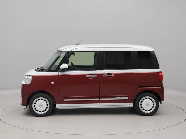 ムーヴキャンバスストライプスＧワンオーナー　衝突回避支援ブレーキ　車線逸脱警報　バックカメラ　両側電動スライドドア　キーフリー　プッシュスタート　ＬＥＤヘッドランプ　アイドリングストップ　エアバック　ＡＢＳ　ＣＶＴ　イモビライザー（愛知県）の中古車