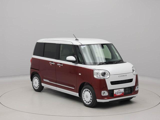 ムーヴキャンバスストライプスＧワンオーナー　衝突回避支援ブレーキ　車線逸脱警報　バックカメラ　両側電動スライドドア　キーフリー　プッシュスタート　ＬＥＤヘッドランプ　アイドリングストップ　エアバック　ＡＢＳ　ＣＶＴ　イモビライザー（愛知県）の中古車