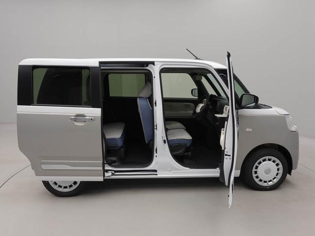 ムーヴキャンバスストライプスＧ　スマートキー　運転席・助手席シートヒーター衝突被害軽減ブレーキ　電動パーキングブレーキ　両側電動スライドドア　コーナーセンサー　車線逸脱警報　ＬＥＤヘッドライト　プッシュボタンスタート　アイドリングストップ　オートエアコン（愛知県）の中古車