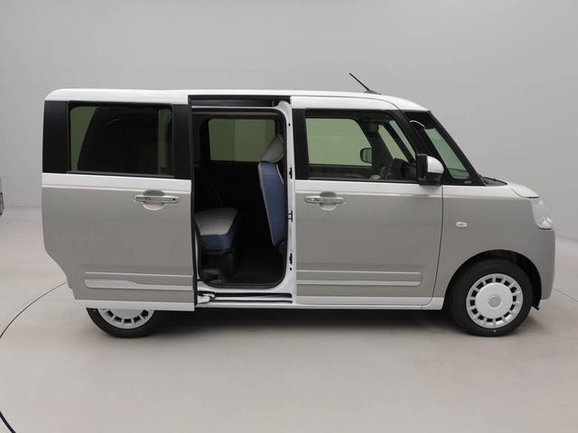 ムーヴキャンバスストライプスＧ　スマートキー　運転席・助手席シートヒーター衝突被害軽減ブレーキ　電動パーキングブレーキ　両側電動スライドドア　コーナーセンサー　車線逸脱警報　ＬＥＤヘッドライト　プッシュボタンスタート　アイドリングストップ　オートエアコン（愛知県）の中古車