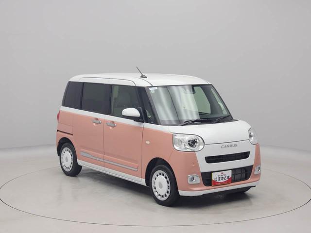 ムーヴキャンバスストライプスＧスマートキー　パワースライドドア　電動パーキングブレーキ　衝突被害軽減ブレーキ（愛知県）の中古車