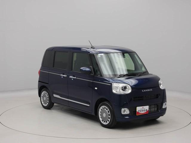 ムーヴキャンバスセオリーＧ　ｅｃｏ　ＩＤＬＥ非装着車　両側電動スライドドア衝突軽減ブレーキ　ＬＥＤヘッドライト　スマートキー　プッシュボタンスタート　電動格納ドアミラー　電動パーキングブレーキ　オートエアコン　障害物センサー　保温機能付ドリンクホルダー　バックカメラ（愛知県）の中古車