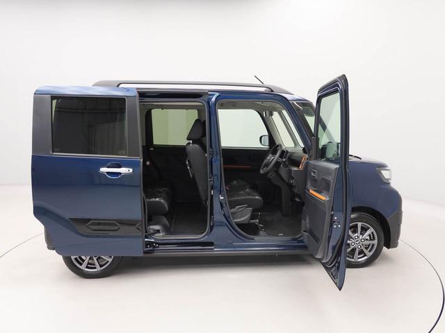 タントファンクロスワンオーナー 衝突回避支援ブレーキ 車線逸脱警報 バックカメラ 両側電動スライドドア キーフリー プッシュスタート LEDヘッドランプ アイドリングストップ エアバック ABS CVT イモビライザー(愛知県)の中古車