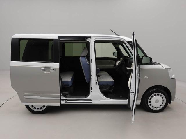 ムーヴキャンバスストライプスＧ　ｅｃｏ　ＩＤＯＬ非装着車エアコン　パワステ　パワーウィンドウ　ＡＢＳ　エアバック　キーフリー　電動ドアミラー　バックカメラ（愛知県）の中古車