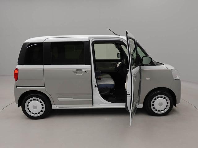 ムーヴキャンバスストライプスＧ　ｅｃｏ　ＩＤＯＬ非装着車エアコン　パワステ　パワーウィンドウ　ＡＢＳ　エアバック　キーフリー　電動ドアミラー　バックカメラ（愛知県）の中古車