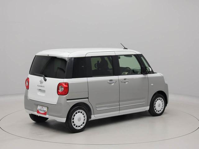 ムーヴキャンバスストライプスＧ　ｅｃｏ　ＩＤＯＬ非装着車エアコン　パワステ　パワーウィンドウ　ＡＢＳ　エアバック　キーフリー　電動ドアミラー　バックカメラ（愛知県）の中古車