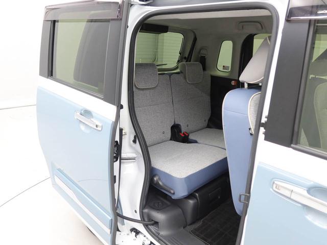 ムーヴキャンバスストライプスＧターボメモリーナビ　全方位カメラ　電子パーキング　両側電動スライドドア　ＬＥＤヘッドライト　ドライブレコーダー　ＥＴＣ　キーフリー（愛知県）の中古車