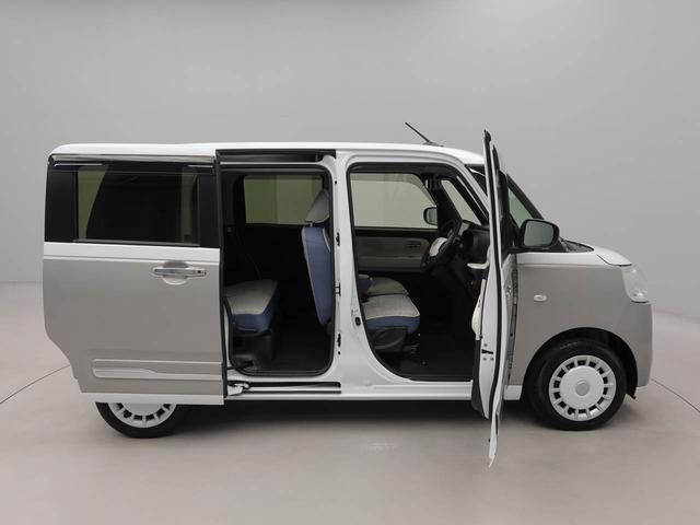 ムーヴキャンバスストライプスGワンオーナー 衝突回避支援ブレーキ 車線逸脱警報 バックカメラ ナビ 両側電動スライドドア キーフリー プッシュスタート LEDヘッドランプ アイドリングストップ エアバック ABS CVT(愛知県)の中古車