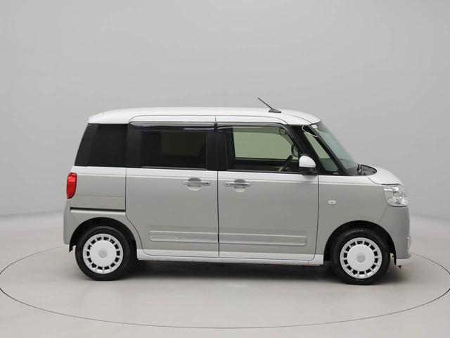 ムーヴキャンバスストライプスGワンオーナー 衝突回避支援ブレーキ 車線逸脱警報 バックカメラ ナビ 両側電動スライドドア キーフリー プッシュスタート LEDヘッドランプ アイドリングストップ エアバック ABS CVT(愛知県)の中古車