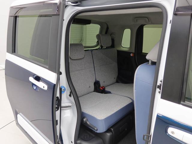 ムーヴキャンバスストライプスＧ　ｅｃｏＩＤＬＥ非装着車　ＥＴＣディスプレイオーディオ　衝突被害軽減ブレーキ　両側電動スライドドア　車線逸脱警報　エコアイドル非搭載　運転席・助手席シートヒーター　電動パーキングブレーキ　保温機能付ドリンクホルダー　ドラレコ（愛知県）の中古車