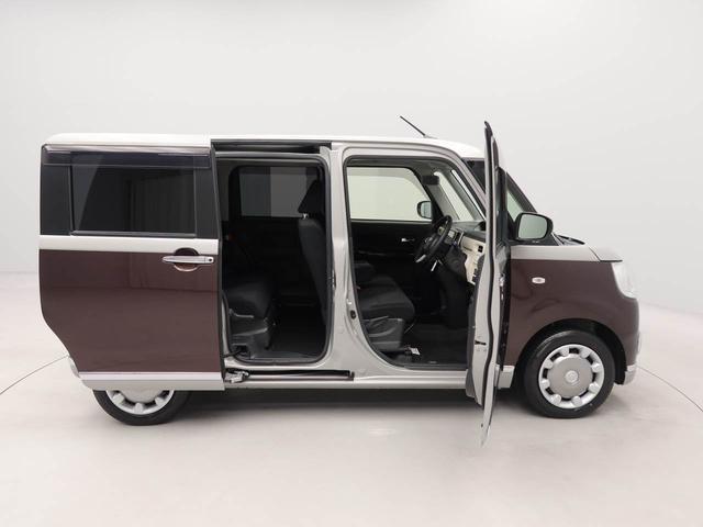 ムーヴキャンバスGブラックインテリアVS SAIII ナビ 全周囲カメラ衝突被害軽減ブレーキ 車線逸脱警報 両側電動スライドドア プッシュボタンスタート オートエアコン LEDヘッドライト スマートキー 運転席シートヒーター ドラレコ ETC オートエアコン(愛知県)の中古車