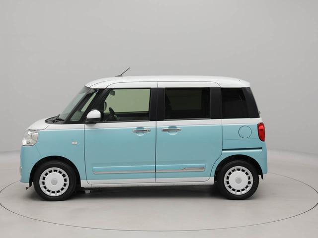 ムーヴキャンバスストライプスGターボ衝突被害軽減ブレーキ 車線逸脱警報 両側電動スライドドア(愛知県)の中古車