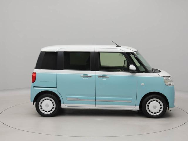ムーヴキャンバスストライプスGターボ衝突被害軽減ブレーキ 車線逸脱警報 両側電動スライドドア(愛知県)の中古車