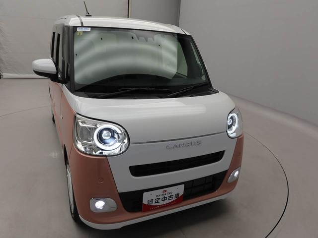 ムーヴキャンバスストライプスＧ　ディスプレイオーディオ　バックカメラ衝突軽減ブレーキ　ＬＥＤヘッドライト　プッシュボタンスタート　両側電動スライドドア　アイドリングストップ　スマートキー　電動パーキングブレーキ　運転席・助手席シートヒーター　ドライブレコーダー（愛知県）の中古車