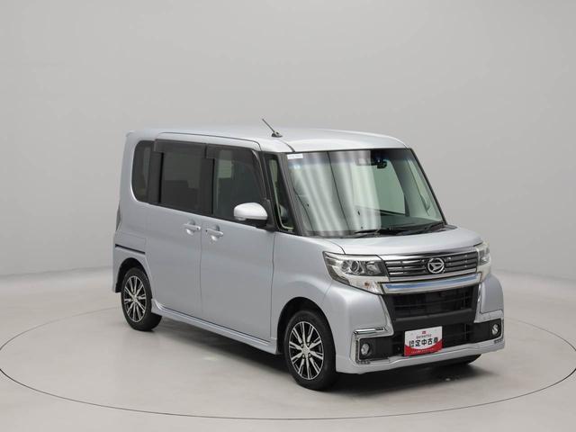 タントカスタムＸ　トップエディションＶＳ　ＳＡIIIドラレコ　ナビ　バックカメラ　全方位モニタ　シートヒーター　キーフリー　プッシュスタート　両側電動スライドドア　ＡＢＳ　エアバック　アルミホイール　ＬＥＤヘッドライト　整備手帳　取扱説明書（愛知県）の中古車