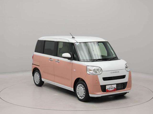 ムーヴキャンバスストライプスX ecoIDLE非装着車バックカメラ キーフリー 両側電動スライドドア(愛知県)の中古車