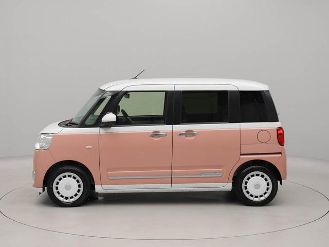 ムーヴキャンバスストライプスＧワンオーナー　衝突回避支援ブレーキ　車線逸脱警報　バックカメラ　両側電動スライドドア　キーフリー　プッシュスタート　ＬＥＤヘッドランプ　アイドリングストップ　エアバック　ＡＢＳ　ＣＶＴ（愛知県）の中古車