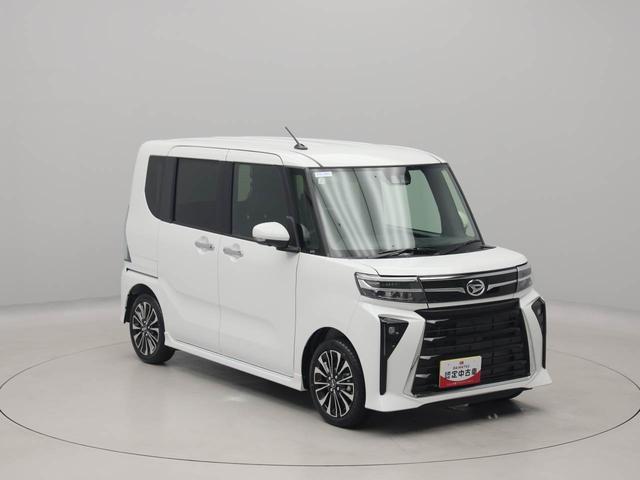 タントカスタムＲＳ衝突回避支援ブレーキ　車線逸脱警報　バックカメラ　ＬＥＤヘッドランプ　ワンオーナー　認定中古車　両側電動スライドドア　ターボ　パノラマモニター　シートヒーター　アルミホイール（愛知県）の中古車