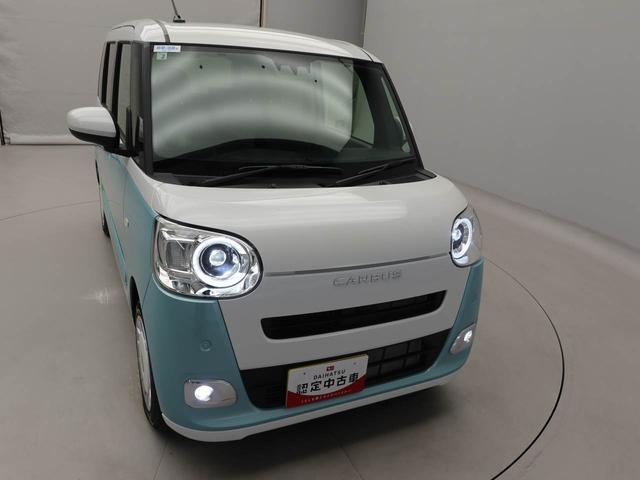 ムーヴキャンバスストライプスＧ　オーディオレス　バックカメラ　シートヒーター両側電動スライドドア　ＬＥＤヘッドライト　プッシュスタート　スマートキー　電動パーキング　コーナーセンサー　アイドリングストップ　ＡＢＳ（愛知県）の中古車