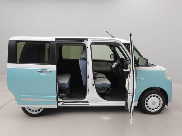 ムーヴキャンバスストライプスGバックカメラ シートヒーター キーフリー プッシュスタート 両側電動スライドドア ABS エアバック LEDヘッドライト 衝突軽減ブレーキ レーンアシストオート マチックハイビーム(愛知県)の中古車