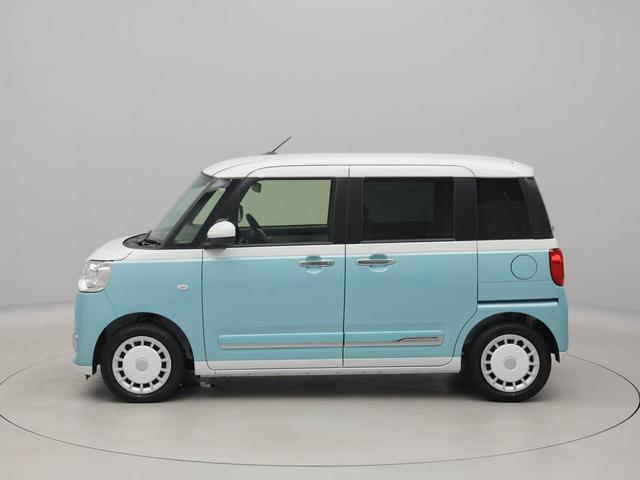 ムーヴキャンバスストライプスGバックカメラ シートヒーター キーフリー プッシュスタート 両側電動スライドドア ABS エアバック LEDヘッドライト 衝突軽減ブレーキ レーンアシストオート マチックハイビーム(愛知県)の中古車